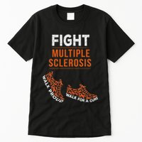 Fight Multiple Sclerosis Ms Awareness Warrior Ribbon Tall T-Shirt