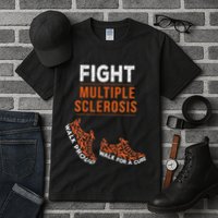 Fight Multiple Sclerosis Ms Awareness Warrior Ribbon Tall T-Shirt