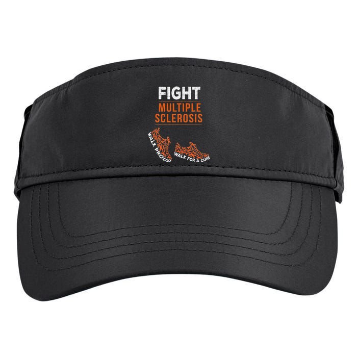Fight Multiple Sclerosis Ms Awareness Warrior Ribbon Adult Drive Performance Visor