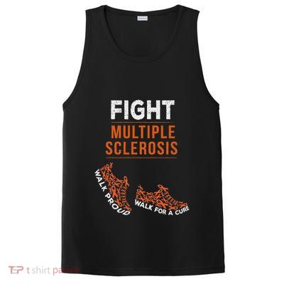 Fight Multiple Sclerosis Ms Awareness Warrior Ribbon PosiCharge Competitor Tank