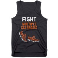 Fight Multiple Sclerosis Ms Awareness Warrior Ribbon Tank Top