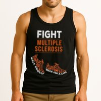 Fight Multiple Sclerosis Ms Awareness Warrior Ribbon Tank Top