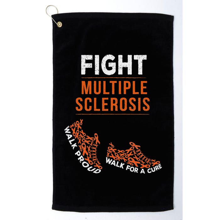 Fight Multiple Sclerosis Ms Awareness Warrior Ribbon Golf Towel
