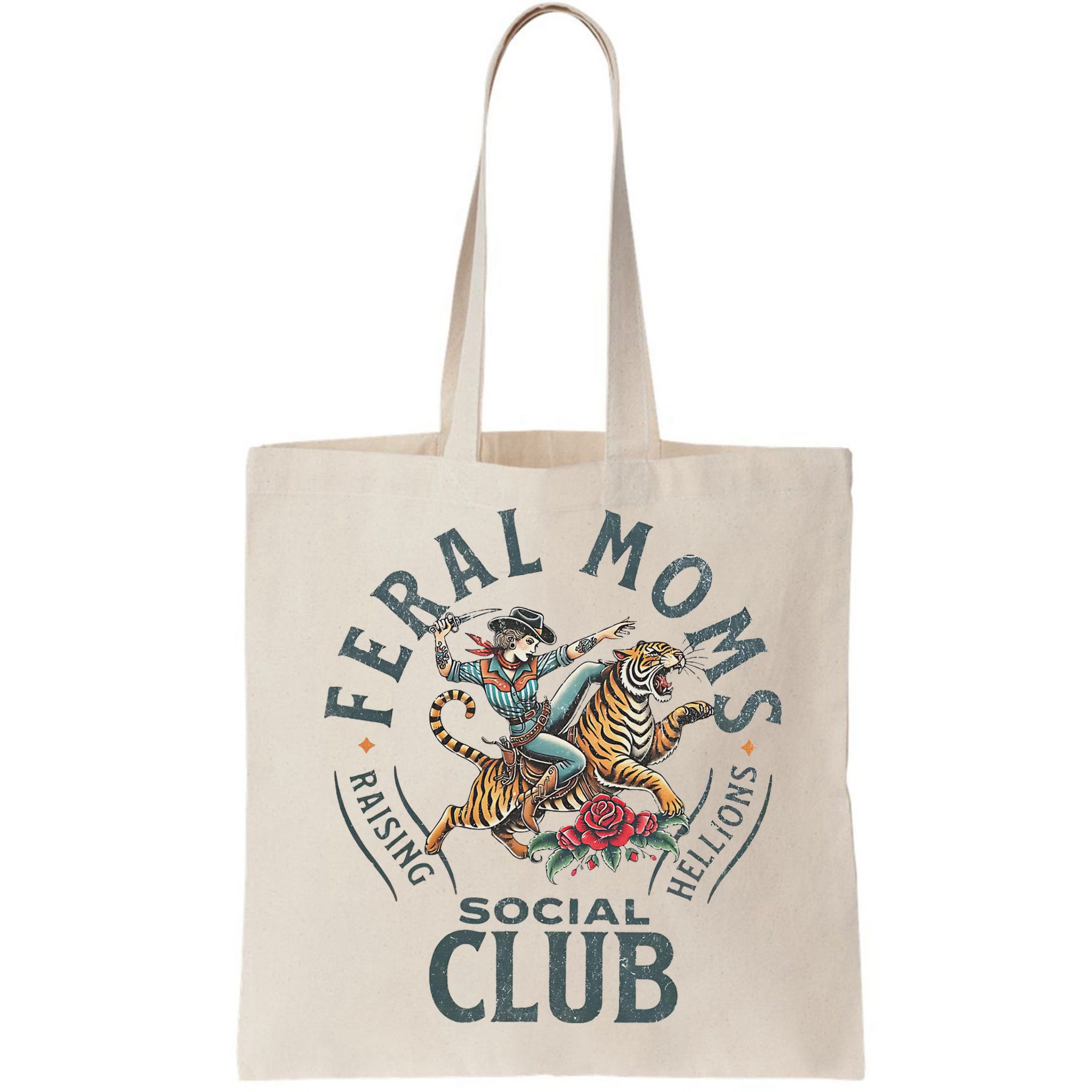 Feral Moms Social Club Trendy Mom Apparel Bag