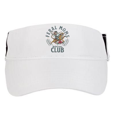 Feral Moms Social Club Trendy Mom Apparel Adult Drive Performance Visor