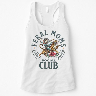 Feral Moms Social Club Trendy Mom Apparel Womens Tank Top