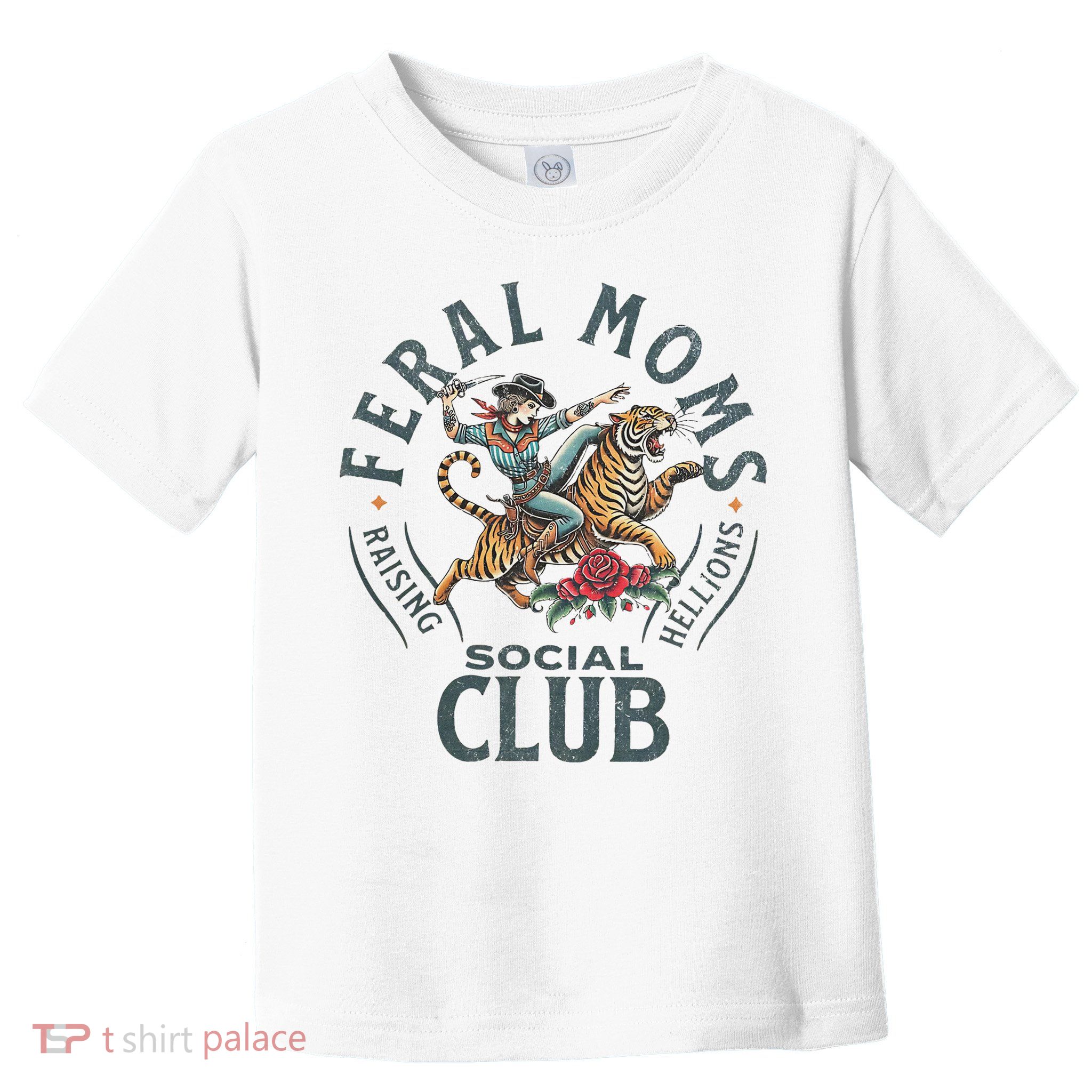 Feral Moms Social Club Trendy Mom Apparel Toddler T-Shirt