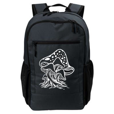 Fungus Mushrooms Silhouette Daily Commute Backpack