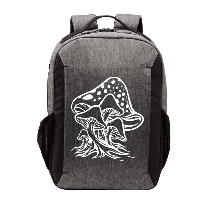 Fungus Mushrooms Silhouette Vector Backpack