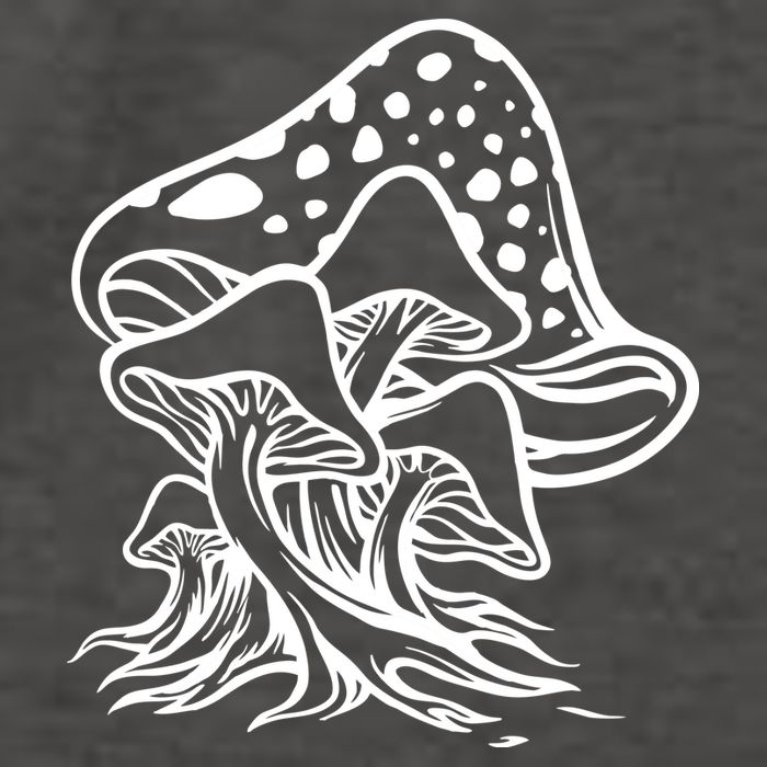Fungus Mushrooms Silhouette Vector Backpack