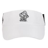 Fungus Mushrooms Silhouette Adult Drive Performance Visor