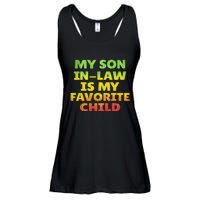 Funny My Son In Law Is My Favorite Child Juneteenth Style. Ladies Essential Flowy Tank