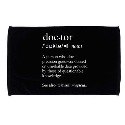 Funny Med School Student Graduation Gift Future Doctor Microfiber Hand Towel