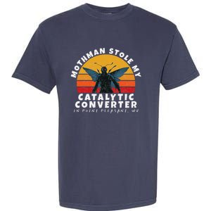 Funny Mothman Stole My Catalytic Converter Mothman Cryptid Garment-Dyed Heavyweight T-Shirt