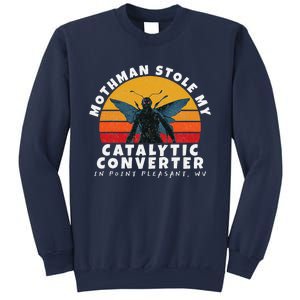 Funny Mothman Stole My Catalytic Converter Mothman Cryptid Sweatshirt