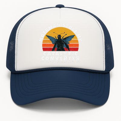 Funny Mothman Stole My Catalytic Converter Mothman Cryptid Trucker Hat