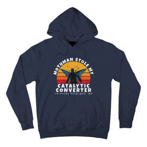 Funny Mothman Stole My Catalytic Converter Mothman Cryptid Tall Hoodie