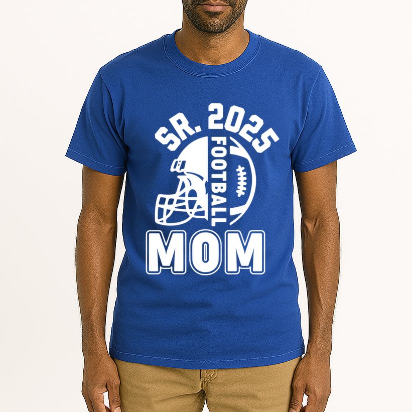 Football Mom Senior 2025 For High College Football Mama Meaningful Gift Tall T-Shirt