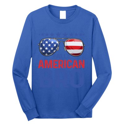 Family Matching Sunglusses All American Bro 4th Of July Usa Great Gift Long Sleeve Shirt