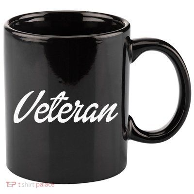 Female Military Service Veteran Gift 11oz C Handle Ceramic Mug