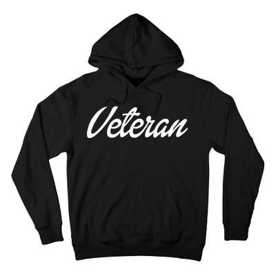 Female Military Service Veteran Gift Tall Hoodie