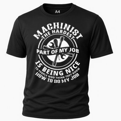 Funny Machinist Sarcastic Machine Operator Performance Shirt