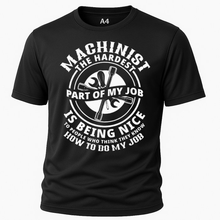 Funny Machinist Sarcastic Machine Operator Performance Shirt