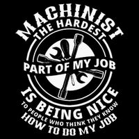 Funny Machinist Sarcastic Machine Operator Performance Shirt