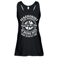Funny Machinist Sarcastic Machine Operator Ladies Essential Flowy Tank