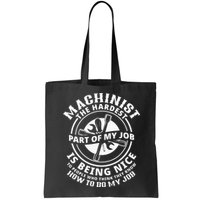 Funny Machinist Sarcastic Machine Operator Bag