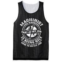 Funny Machinist Sarcastic Machine Operator Mesh Reversible Basketball Jersey Tank