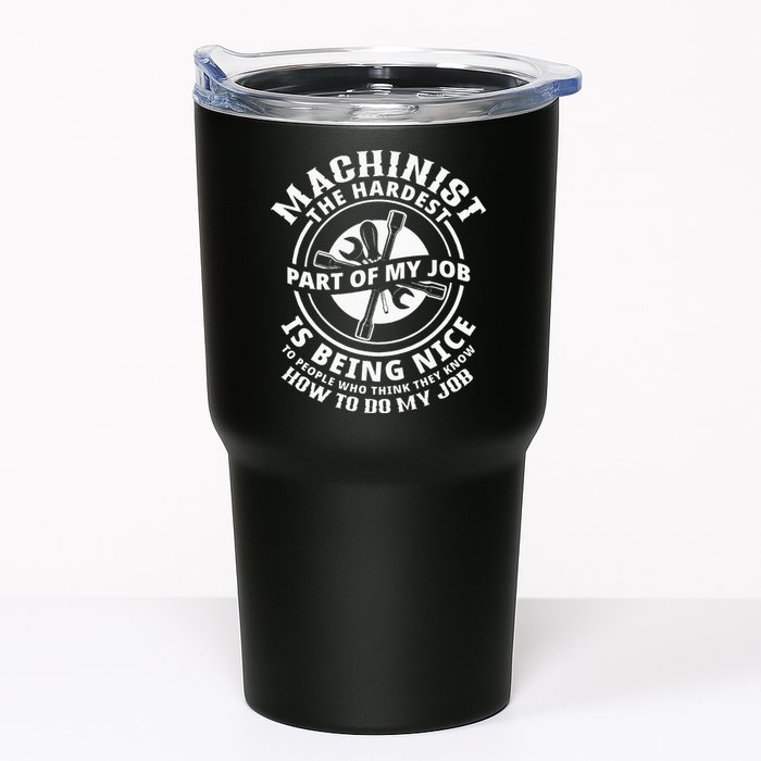 Funny Machinist Sarcastic Machine Operator Tumbler