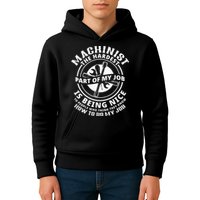 Funny Machinist Sarcastic Machine Operator Kids Hoodie