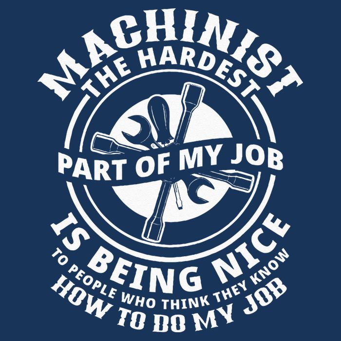Funny Machinist Sarcastic Machine Operator Infant Baby Jersey Bodysuit