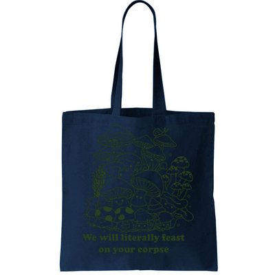 Funny Mushroom Shirts Gift Idea For Fungi Lover Tote Bag