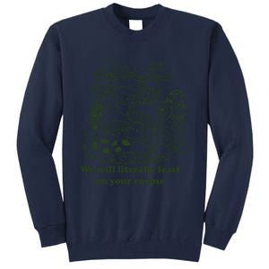 Funny Mushroom Shirts Gift Idea For Fungi Lover Tall Sweatshirt