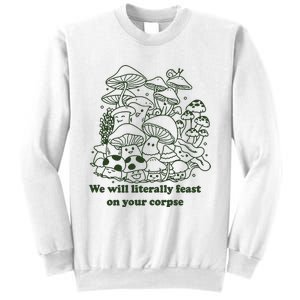 Funny Mushroom Shirts Gift Idea For Fungi Lover Sweatshirt