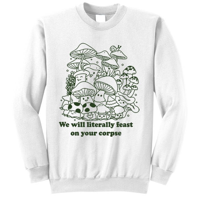 Funny Mushroom Shirts Gift Idea For Fungi Lover Sweatshirt