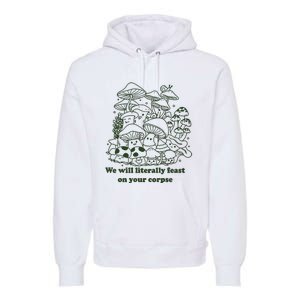 Funny Mushroom Shirts Gift Idea For Fungi Lover Premium Hoodie