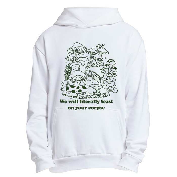 Funny Mushroom Shirts Gift Idea For Fungi Lover Urban Pullover Hoodie