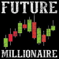 Future Millionaire Stock Exchange Day Trader Day Trading Full-Length Apron With Pockets