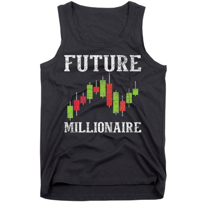 Future Millionaire Stock Exchange Day Trader Day Trading Tank Top