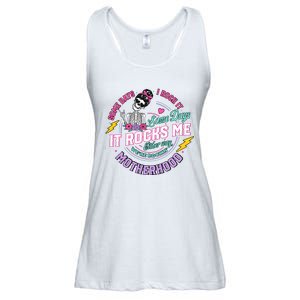 Funny Motherhood Some Days I Rock It Mothers Day Ladies Essential Flowy Tank