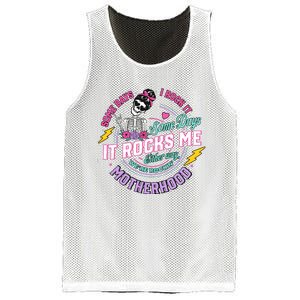 Funny Motherhood Some Days I Rock It Mothers Day Mesh Reversible Basketball Jersey Tank