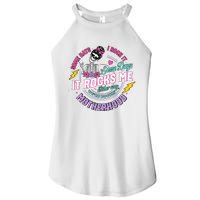 Funny Motherhood Some Days I Rock It Mothers Day Women's Perfect Tri Rocker Tank