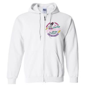 Funny Motherhood Some Days I Rock It Mothers Day Full Zip Hoodie