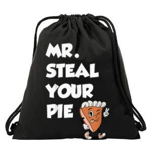 Fanny Mr. Steal Your Pie Thanksgiving Drawstring Bag