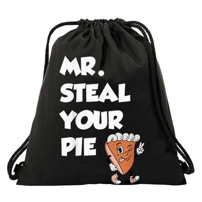 Fanny Mr. Steal Your Pie Thanksgiving Drawstring Bag