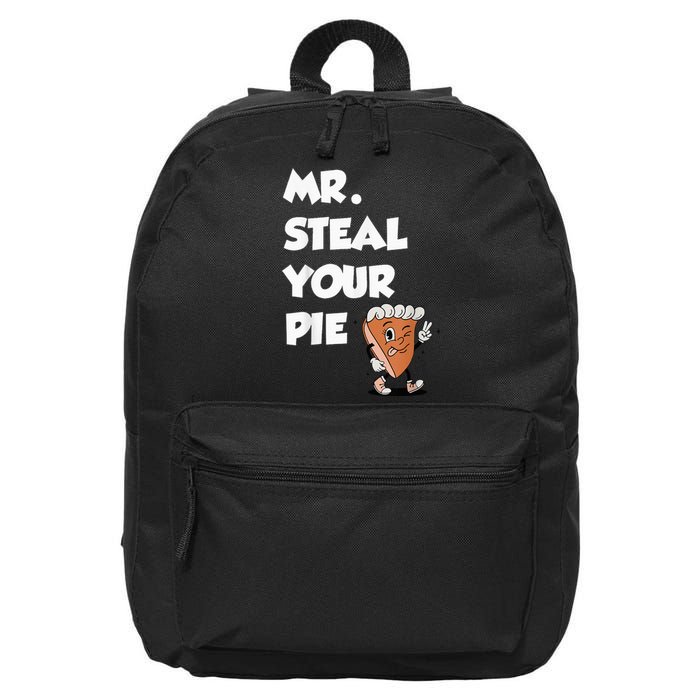 Fanny Mr. Steal Your Pie Thanksgiving 16 in Basic Backpack