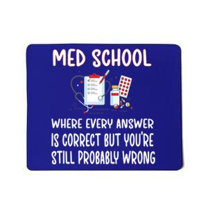 Funny Med School Future Doctor Medical School Student Funny Gift Mousepad